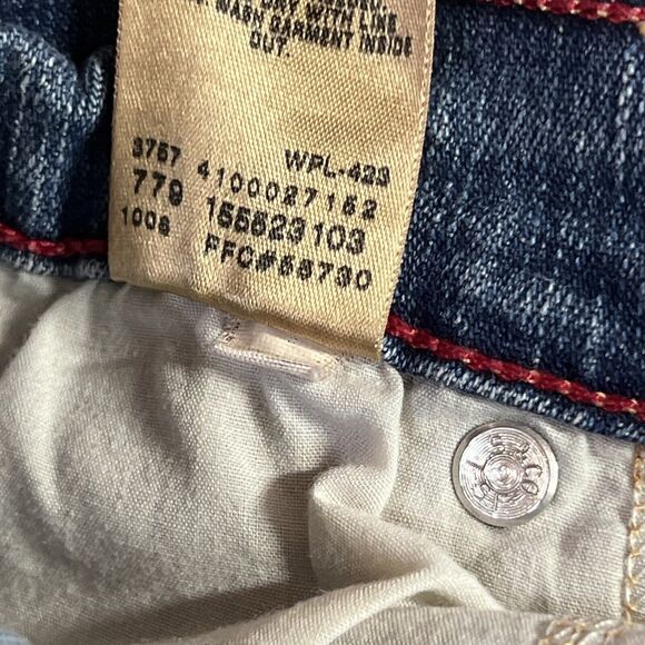 Levis 550 Relaxed Bootcut Jeans Women 16 High Rise Medium Wash Western Casual - Picture 11 of 11